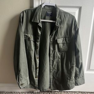 Olive Shirt Jacket
